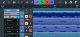Captura 1 Cubasis 3 - Music Production iphone