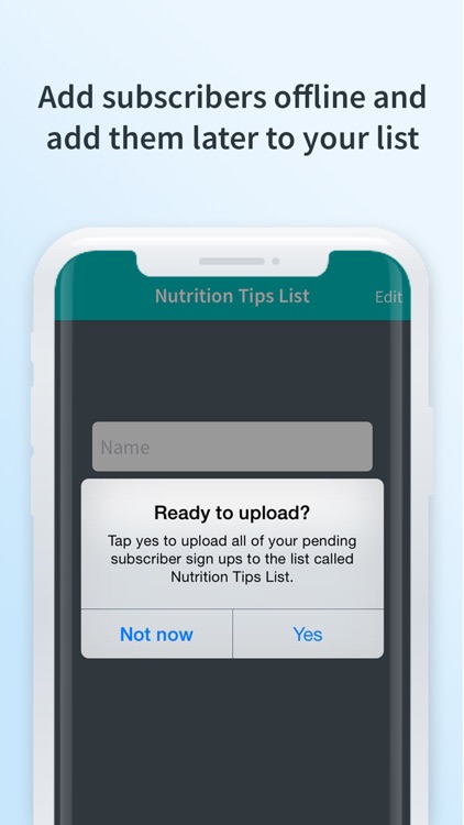 Atom - Subscriber Sign-up App screenshot-3