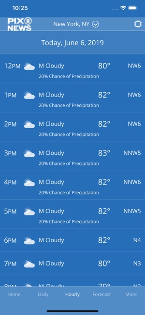 PIX 11 New York City Weather(圖2)-速報App