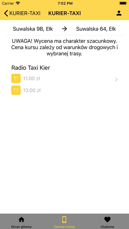 KURIER-TAXI screenshot-4