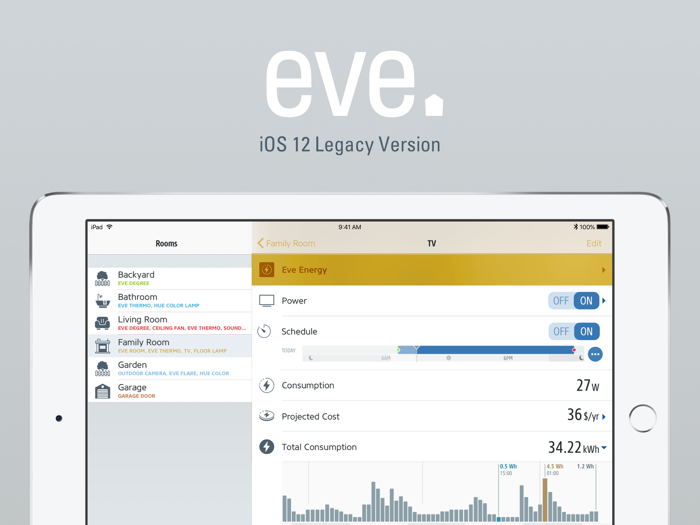 Eve for iOS 12