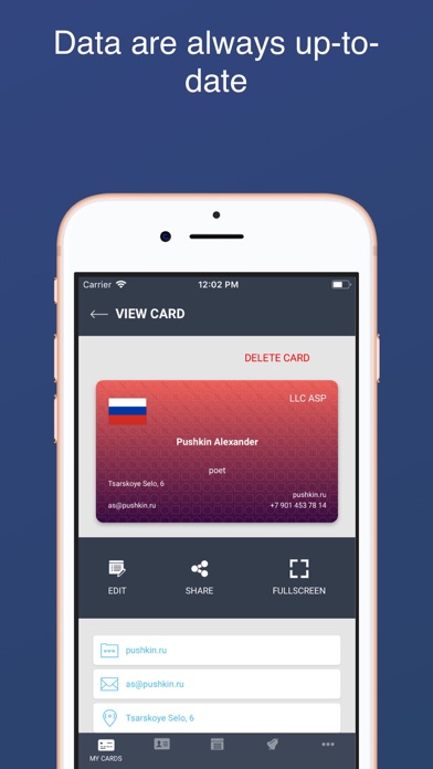 Card Share: business cards screenshot 3