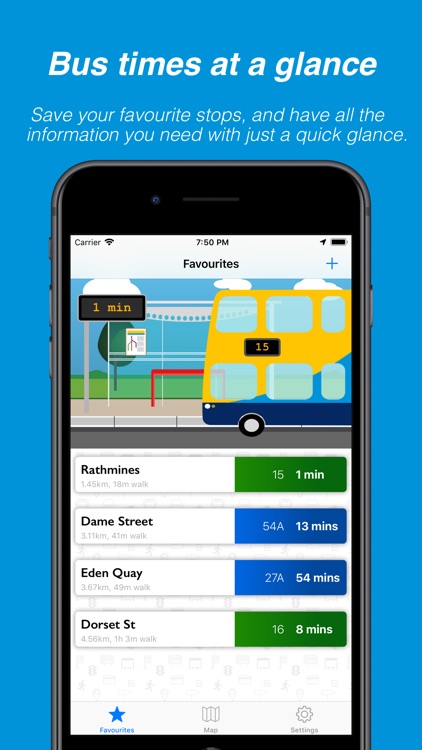 Busasaurus - Dublin bus app