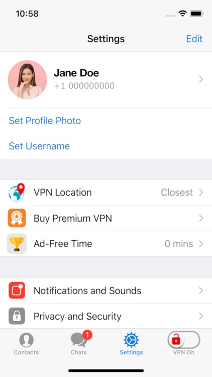 Messenger VPN Secure screenshot-6