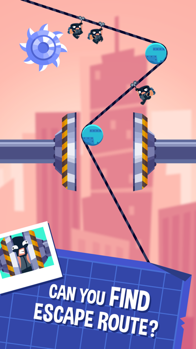 Rubber Robbers - Rope Thief screenshot 2