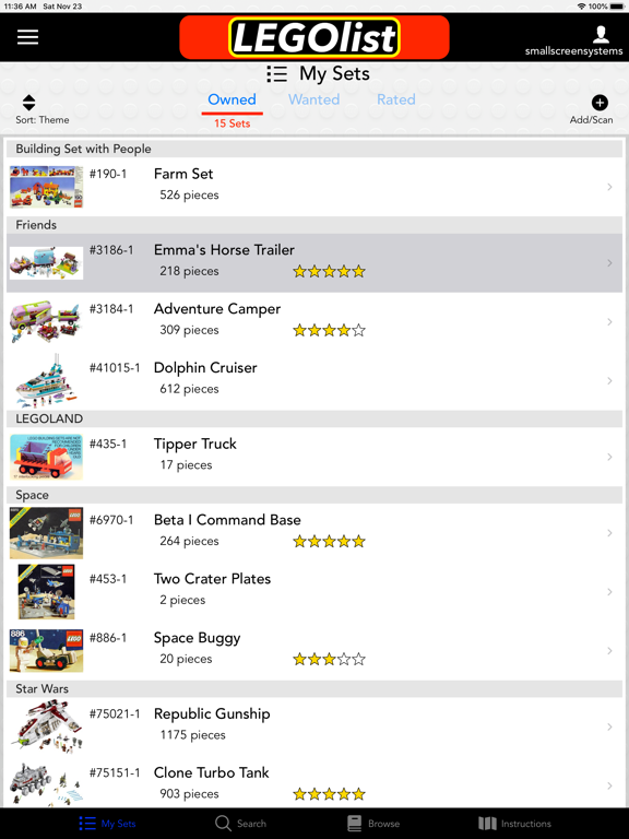 Screenshot #5 pour LEGOlist