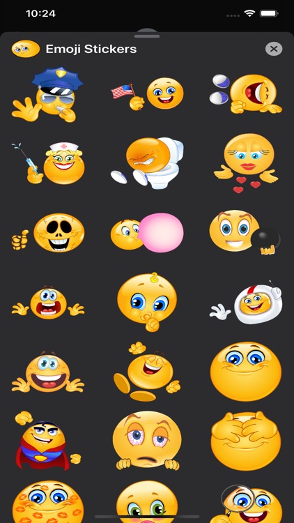 Emojis Gold & Stickers screenshot-4