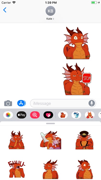 Red Dragon Sticker Pack