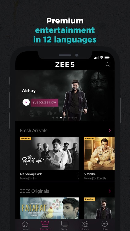 ZEE5 - Shows Live TV & Movies