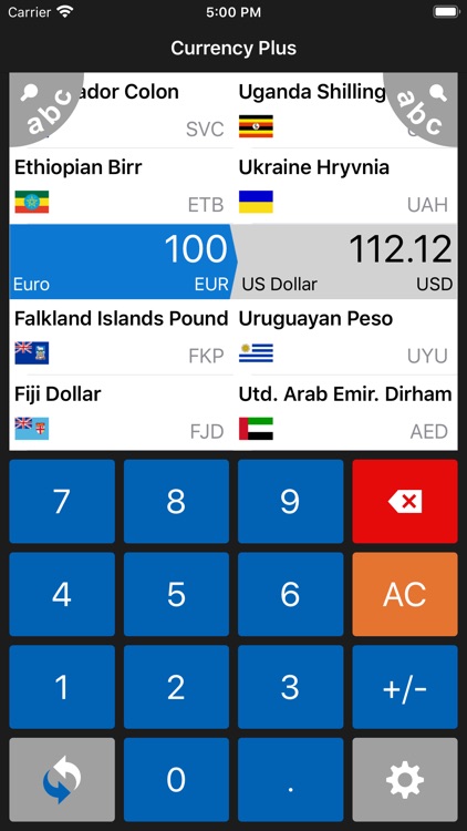 Currency Plus Exchange Rate