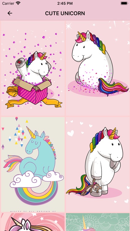 Cute Unicorn Wallpapers by Andjelija Blagojevic