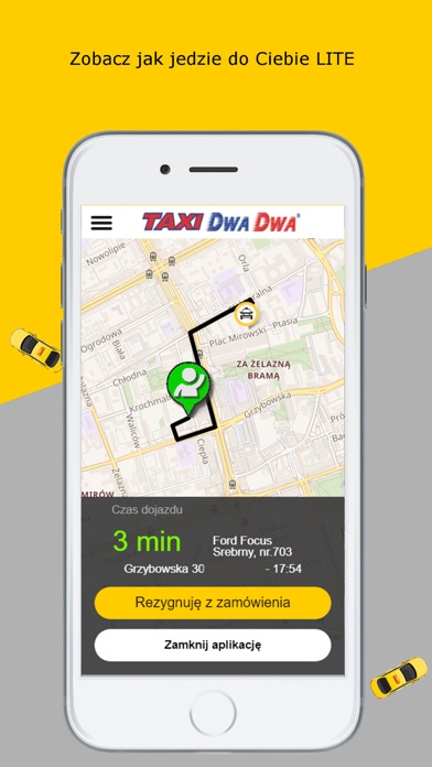 How to cancel & delete TAXI DWA DWA Łódź 196 22 from iphone & ipad 4