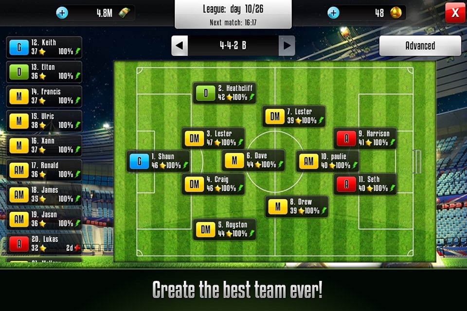 Football Champions Manager screenshot 2