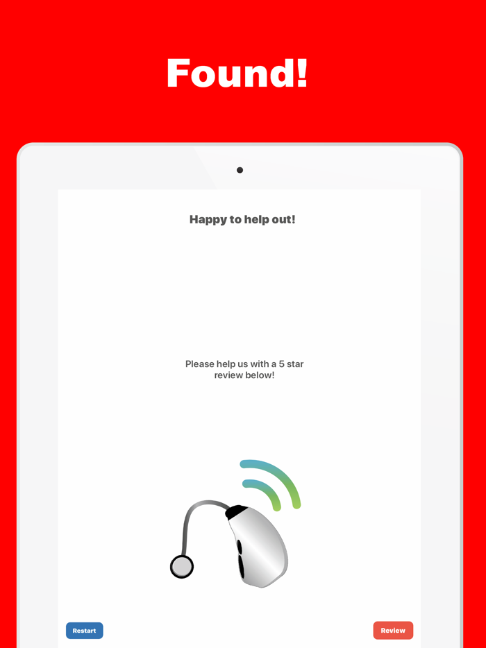 Find my Hearing Aids