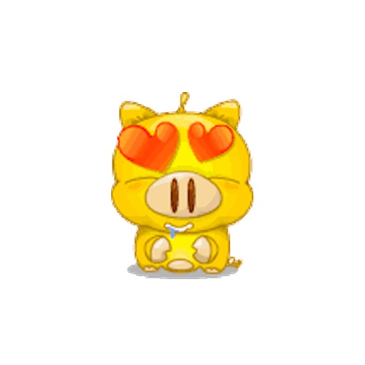 Small Yellow Pig icon