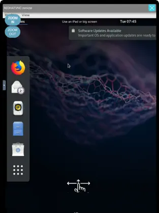 Screenshot 2 RedhatOW Conexión VNC iphone
