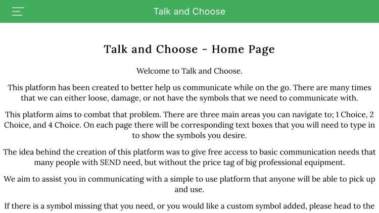Talk and Choose