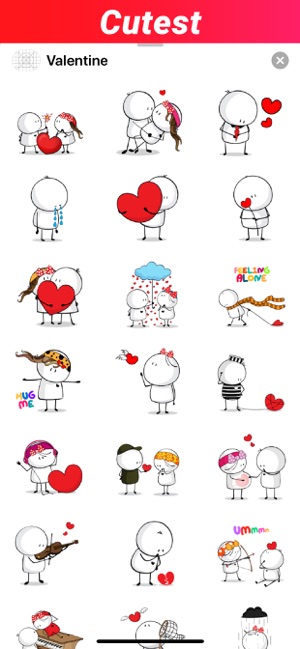 Cutest Valentines Day Stickers(圖1)-速報App