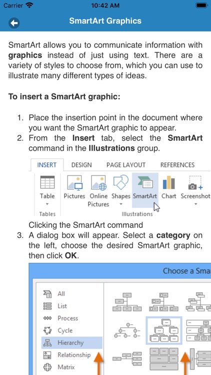 Tutorial for MS Word