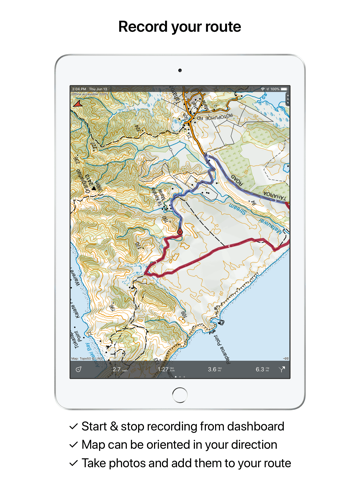 Topo GPS - náhled
