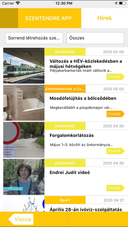 Szentendre IntermAPP