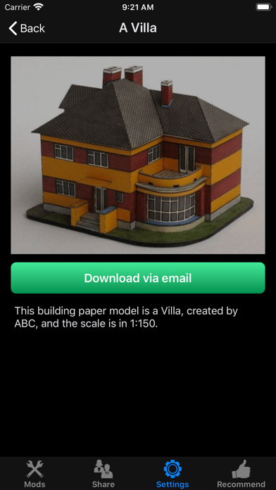 Simple Paper Model- T... screenshot1