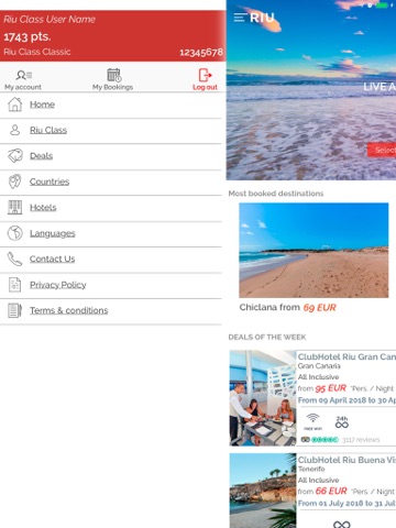 RIU Hotels & Resorts screenshot 2