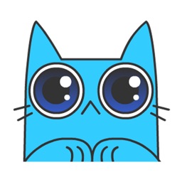 Blue Cat - animated
