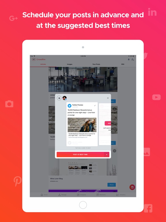 Crowdfire - for Twitter & Instagram Growth screenshot