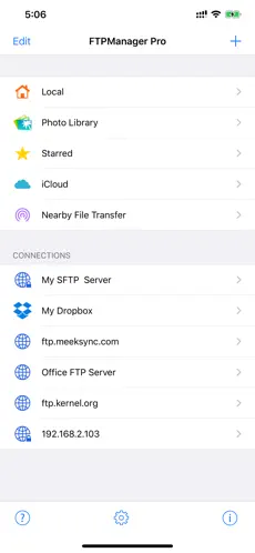 Captura 4 FTPManager - FTP, SFTP client iphone