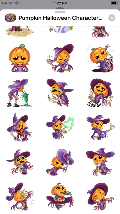 Pumpkin Halloween Character