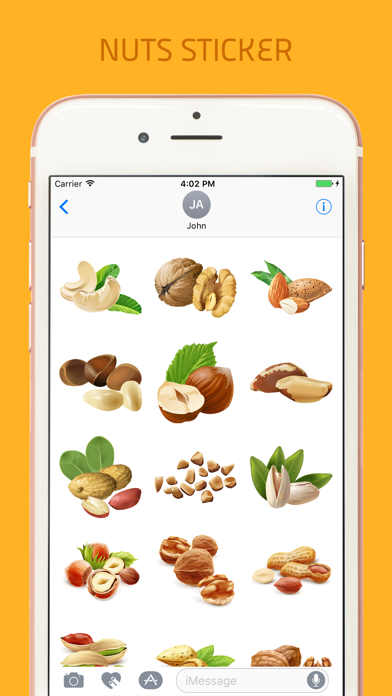 How to cancel & delete Nuts Stickers Pack from iphone & ipad 1