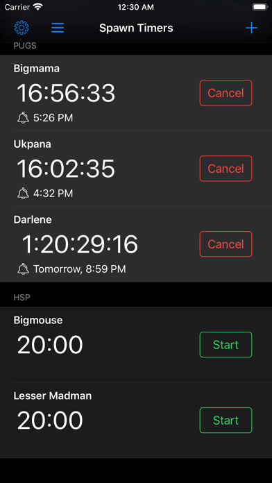 Spawn Timer screenshot 2