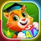 Ready your child for school with IntellectoKids Preschool Academy, an educational app for 3-6yo kids
