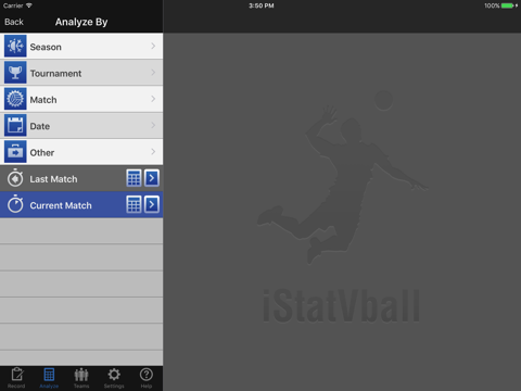 iStatVball 2 screenshot 4