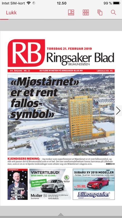 Ringsaker Blad EAvis By Amedia AS