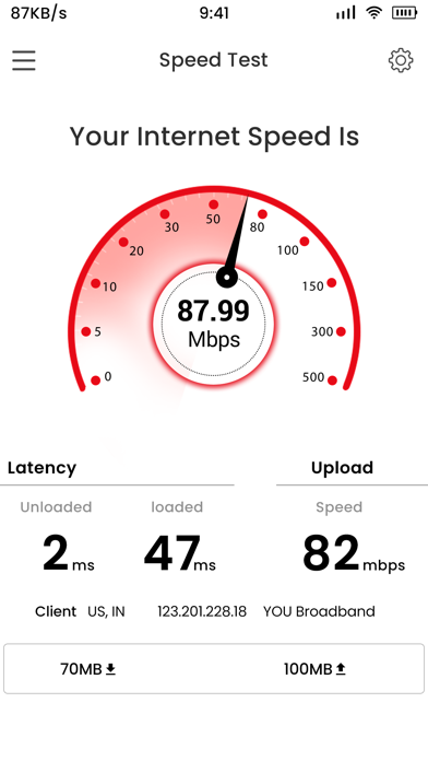 4G Internet Speed Meter screenshot 3