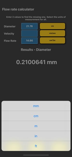 Flow rate diameter velocity(圖2)-速報App