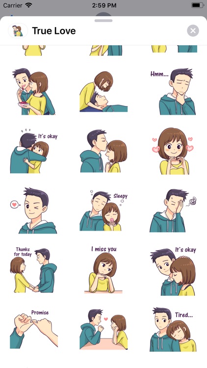 True Love - Stickers