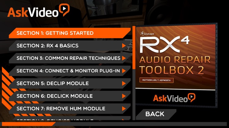 Audio Repair Course for RX4