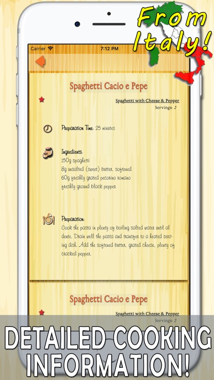 La Pasta – Italian Recipes! screenshot-3