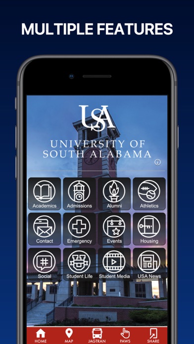 How to cancel & delete University of South Alabama from iphone & ipad 2