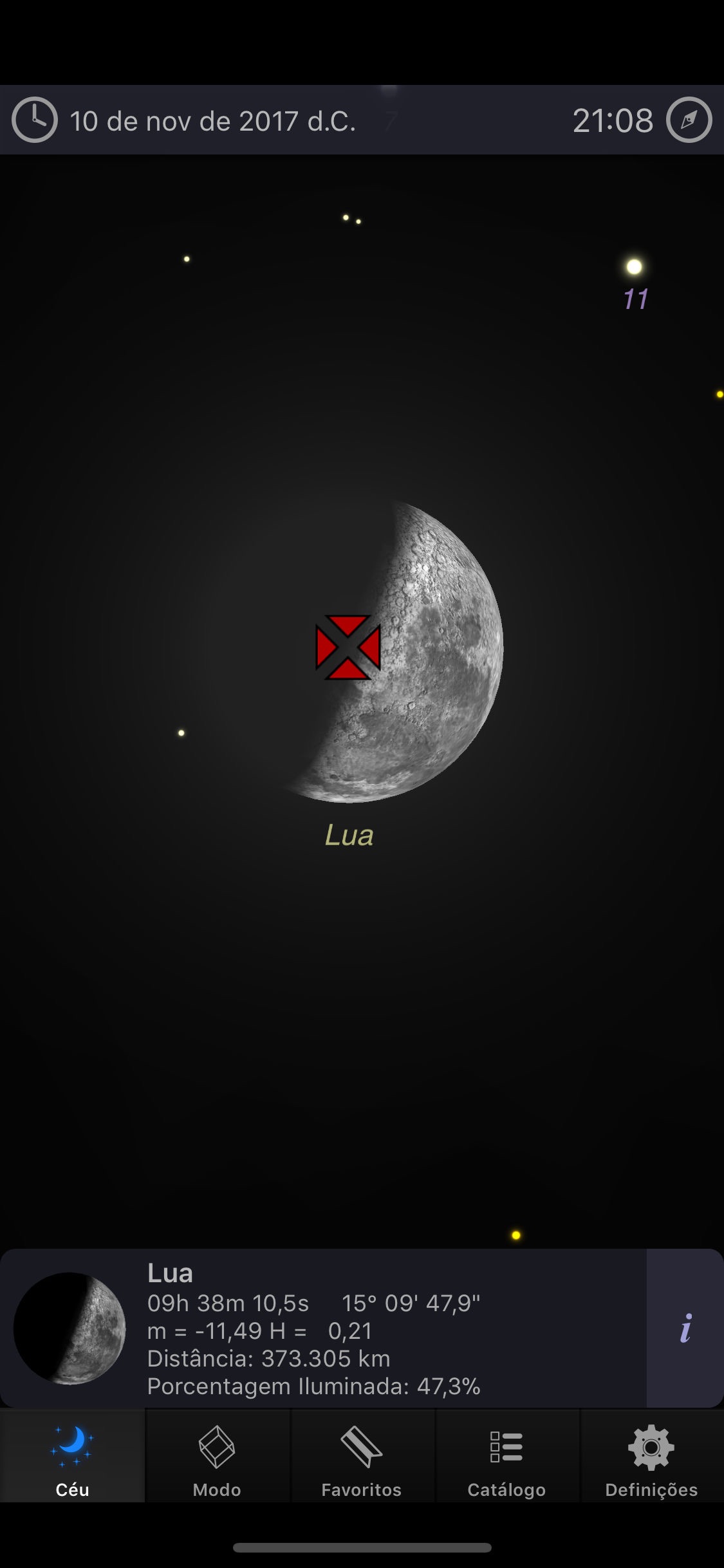 Screenshot do app Astro 3D+