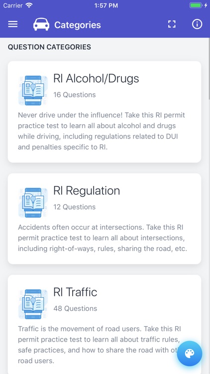 Rhode Island DMV Permit Test screenshot-8