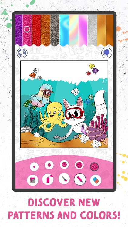 Coloring Fun with Fox & Sheep screenshot-3