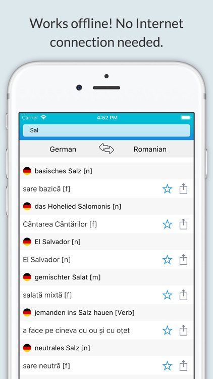 German Romanian Dictionary +