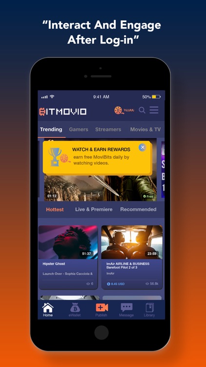 BitMovio - Watch, Earn, Reward