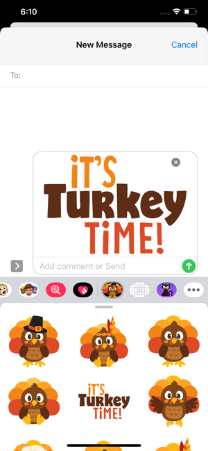 Turkey Time Stickers(圖3)-速報App