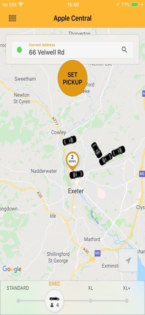 Apple Central Taxis Exeter(圖2)-速報App