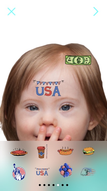 USA Independence Day Stickies